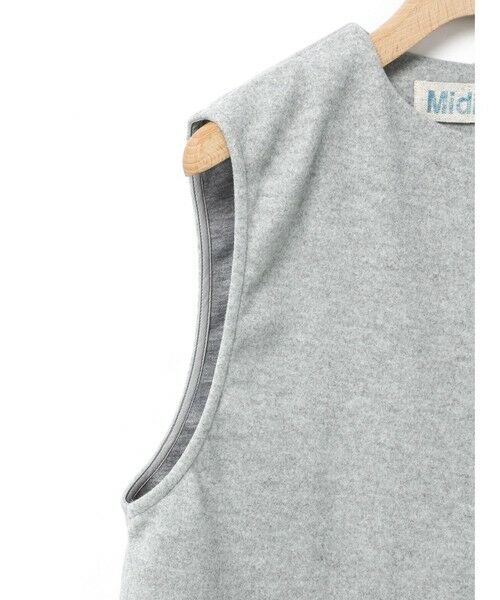 MidiUmi / ミディウミ ベスト | MidiUmi フランネルタッチベスト | 詳細15