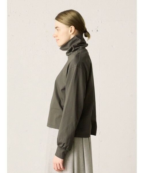 MidiUmi / ミディウミ カットソー | MidiUmi ハイネックギャザースリーブプルオーバー | 詳細6