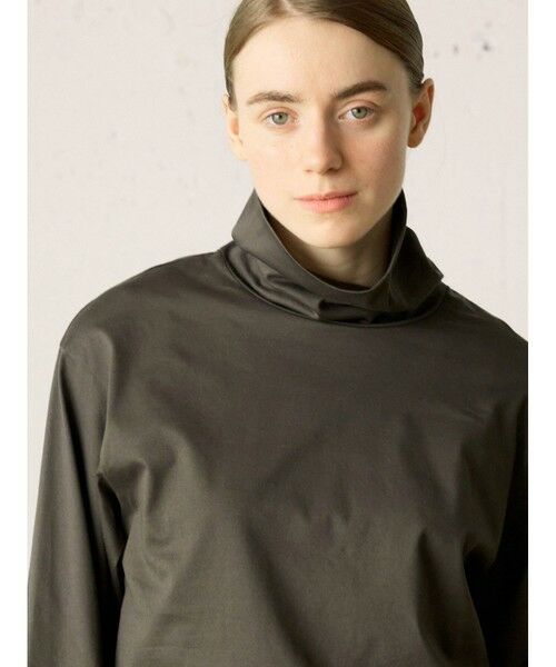 MidiUmi / ミディウミ カットソー | MidiUmi ハイネックギャザースリーブプルオーバー | 詳細8