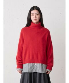 MidiUmi / ミディウミ ニット・セーター | MidiUmi ラクーンニットハイネックプルオーバー