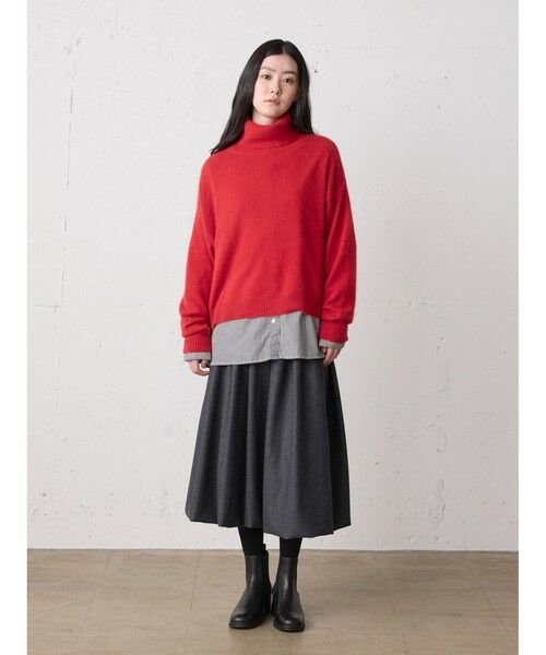 MidiUmi / ミディウミ ニット・セーター | MidiUmi ラクーンニットハイネックプルオーバー | 詳細8