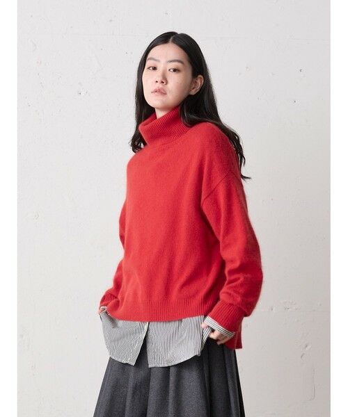 MidiUmi / ミディウミ ニット・セーター | MidiUmi ラクーンニットハイネックプルオーバー | 詳細3