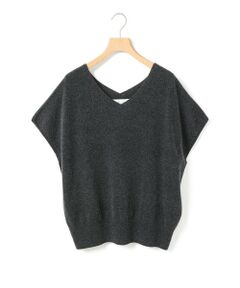 MidiUmi / ミディウミ ニット・セーター | MidiUmi ノースリーブVネックプルオーバー