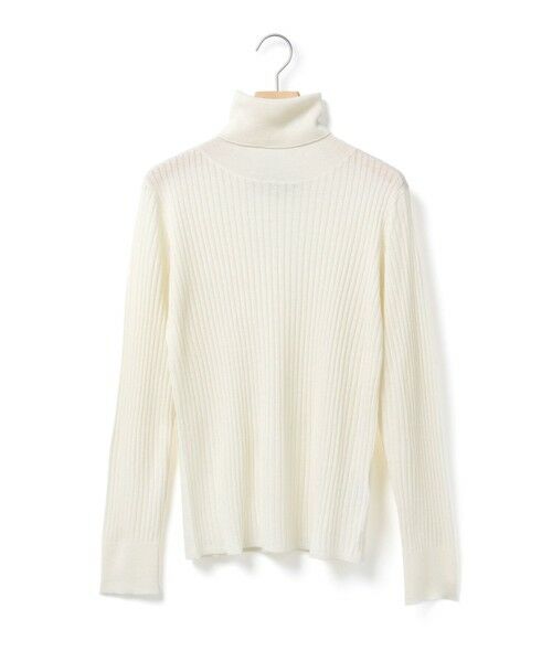 MidiUmi/ミディウミ MidiUmi ハイネックリブプルオーバー オフホワイト(color11) FREE MidiUmi/ミディウミ MidiUmi ハイネックリブプルオーバー オフホワイト(color11) FREE