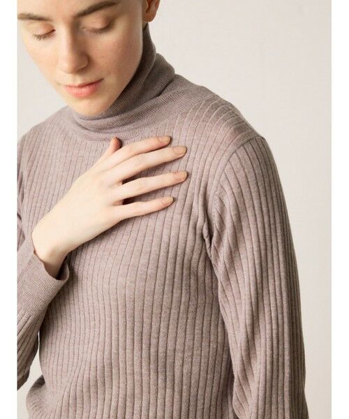 MidiUmi / ミディウミ ニット・セーター | MidiUmi ハイネックリブプルオーバー | 詳細15