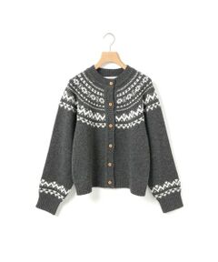 MidiUmi / ミディウミ カーディガン・ボレロ | MidiUmi ノルディックニットカーディガン