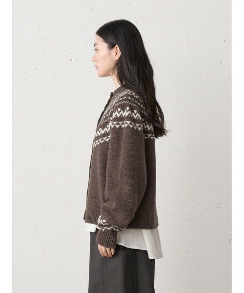 MidiUmi / ミディウミ カーディガン・ボレロ | MidiUmi ノルディックニットカーディガン | 詳細4