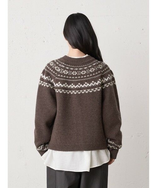 MidiUmi / ミディウミ カーディガン・ボレロ | MidiUmi ノルディックニットカーディガン | 詳細5