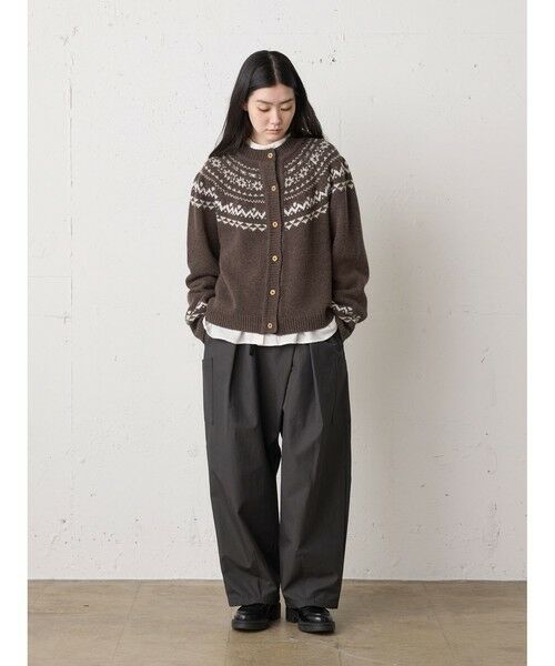 MidiUmi / ミディウミ カーディガン・ボレロ | MidiUmi ノルディックニットカーディガン | 詳細7