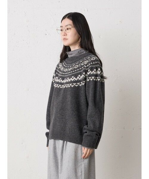 MidiUmi / ミディウミ ニット・セーター | MidiUmi ノルディックニットプルオーバー | 詳細10