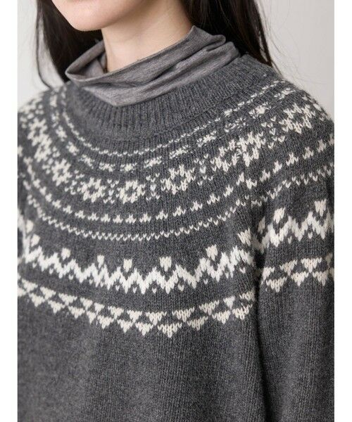 MidiUmi / ミディウミ ニット・セーター | MidiUmi ノルディックニットプルオーバー | 詳細13