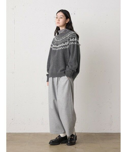 MidiUmi / ミディウミ ニット・セーター | MidiUmi ノルディックニットプルオーバー | 詳細15