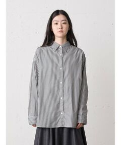 MidiUmi / ミディウミ シャツ・ブラウス | MidiUmi ポインテッドカラーストライプシャツ