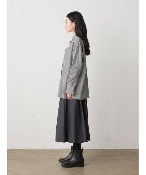 MidiUmi / ミディウミ シャツ・ブラウス | MidiUmi ポインテッドカラーストライプシャツ | 詳細15