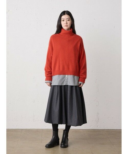 MidiUmi / ミディウミ シャツ・ブラウス | MidiUmi ポインテッドカラーストライプシャツ | 詳細17