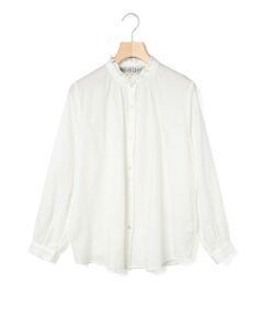 MidiUmi / ミディウミ シャツ・ブラウス | MidiUmi フリルカラーギャザーネックシャツ