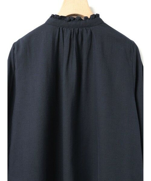 MidiUmi / ミディウミ シャツ・ブラウス | MidiUmi フリルカラーギャザーネックシャツ | 詳細7