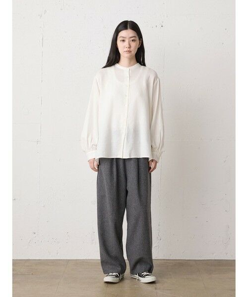 MidiUmi / ミディウミ シャツ・ブラウス | MidiUmi C/Wバックギャザーシャツ | 詳細15