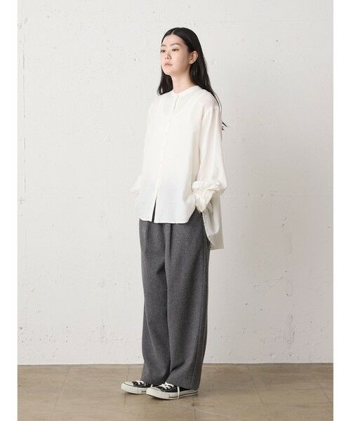 MidiUmi / ミディウミ シャツ・ブラウス | MidiUmi C/Wバックギャザーシャツ | 詳細16