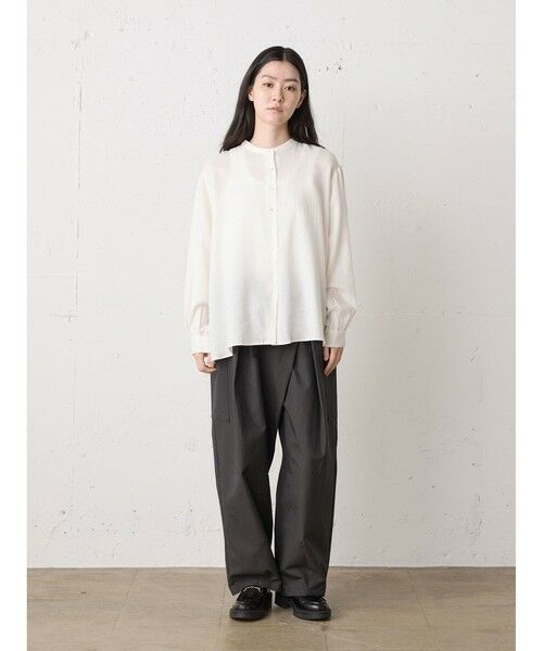 MidiUmi / ミディウミ シャツ・ブラウス | MidiUmi C/Wバックギャザーシャツ | 詳細18