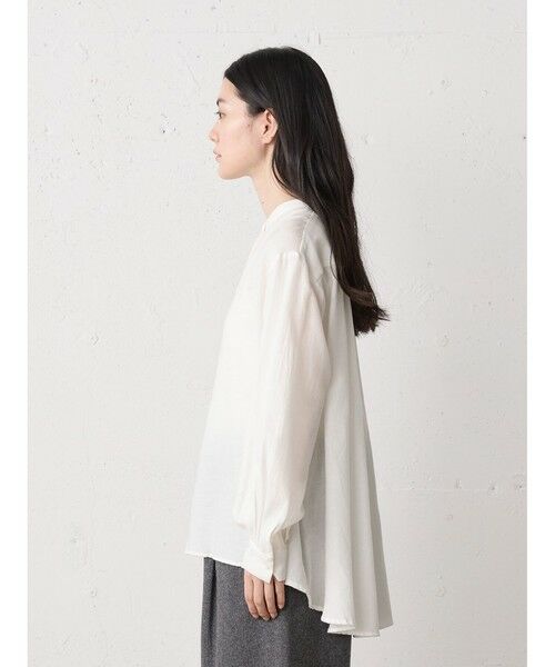 MidiUmi / ミディウミ シャツ・ブラウス | MidiUmi C/Wバックギャザーシャツ | 詳細11