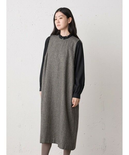 MidiUmi / ミディウミ ドレス | MidiUmi ツイードノースリーブワンピース | 詳細9