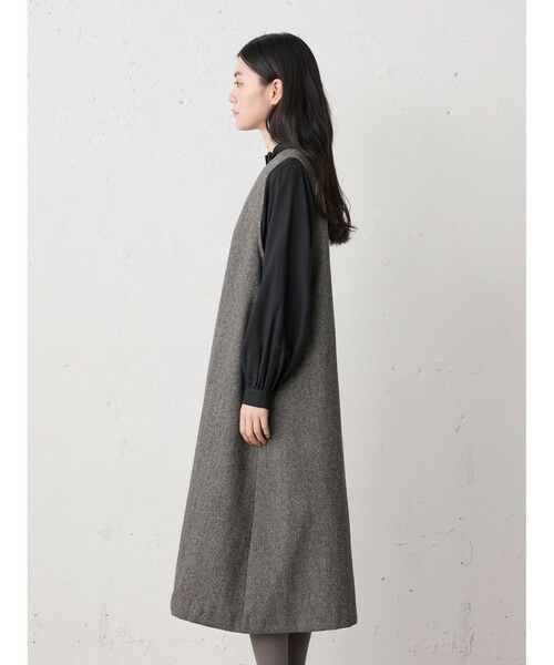 MidiUmi / ミディウミ ドレス | MidiUmi ツイードノースリーブワンピース | 詳細10