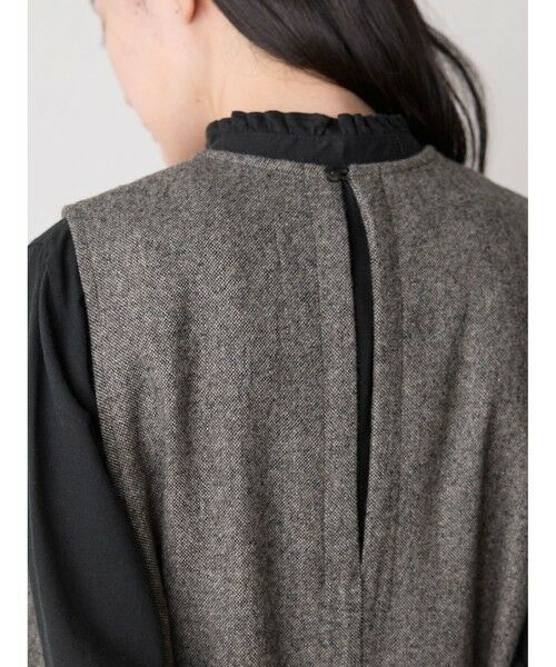 MidiUmi / ミディウミ ドレス | MidiUmi ツイードノースリーブワンピース | 詳細12