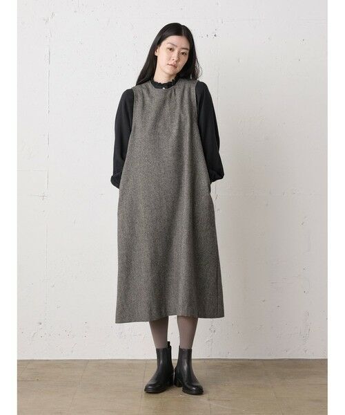 MidiUmi / ミディウミ ドレス | MidiUmi ツイードノースリーブワンピース | 詳細4