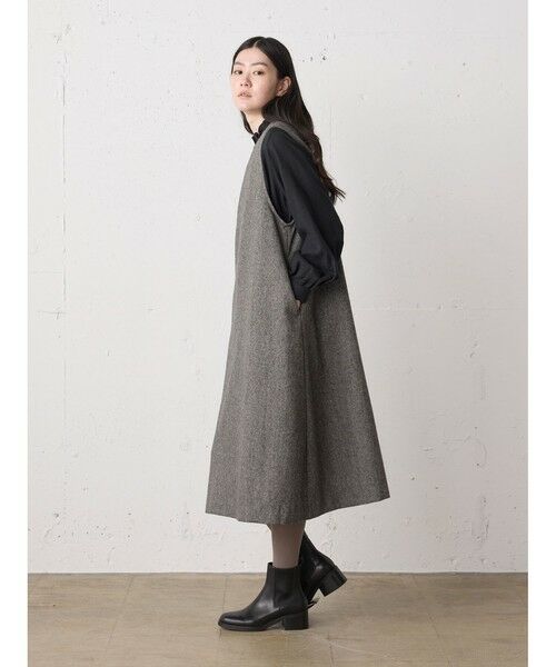 MidiUmi / ミディウミ ドレス | MidiUmi ツイードノースリーブワンピース | 詳細6