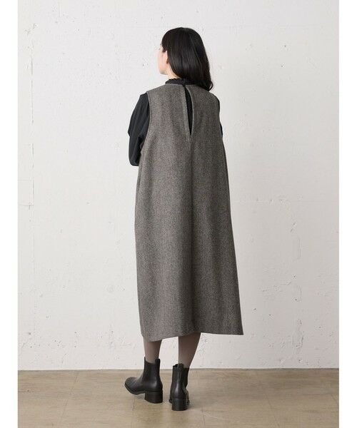 MidiUmi / ミディウミ ドレス | MidiUmi ツイードノースリーブワンピース | 詳細7