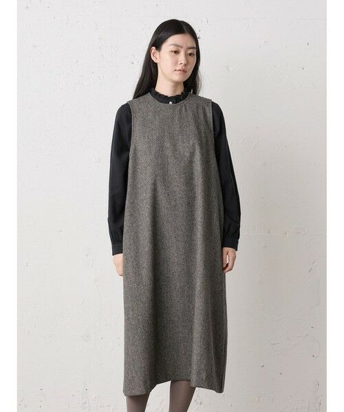 MidiUmi / ミディウミ ドレス | MidiUmi ツイードノースリーブワンピース | 詳細8