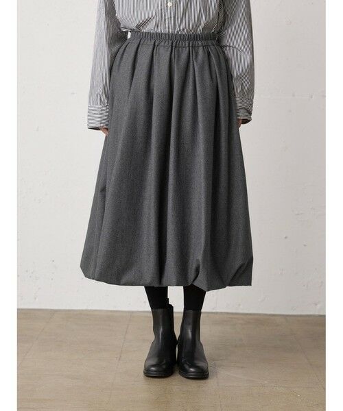 MidiUmi / ミディウミ ミニ・ひざ丈スカート | MidiUmi ウールバルーンスカート | 詳細8