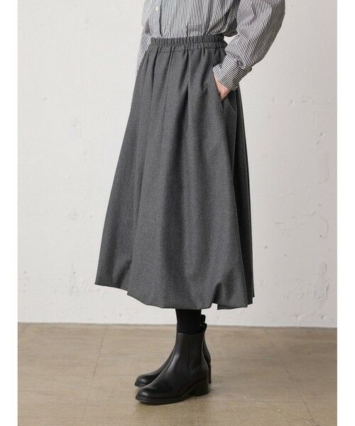 MidiUmi / ミディウミ ミニ・ひざ丈スカート | MidiUmi ウールバルーンスカート | 詳細9