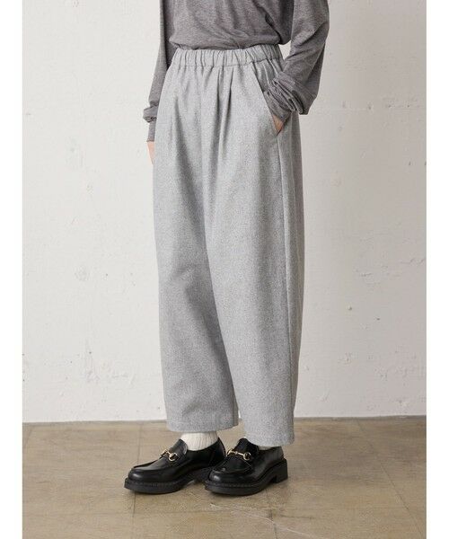 MidiUmi / ミディウミ その他パンツ | MidiUmi ウールワイドイージーパンツ | 詳細8