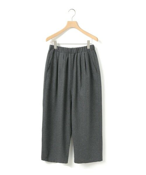 MidiUmi / ミディウミ その他パンツ | MidiUmi ウールワイドイージーパンツ(チャコールグレー(color92))