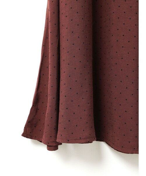 MidiUmi / ミディウミ ミニ・ひざ丈スカート | MidiUmi IPEKERプリントドットスカート | 詳細4