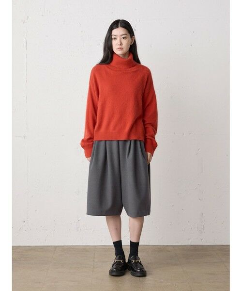 MidiUmi / ミディウミ その他パンツ | MidiUmi フランネルタッチショートパンツ(グレー(color91))