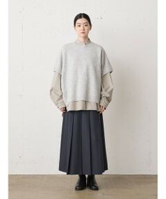 MidiUmi / ミディウミ ミニ・ひざ丈スカート | MidiUmi プリーツスカート