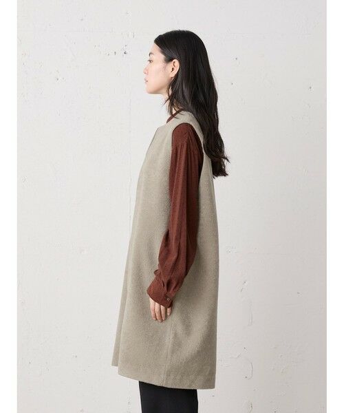 MidiUmi / ミディウミ ベスト | MidiUmi ブークレロングベスト | 詳細3