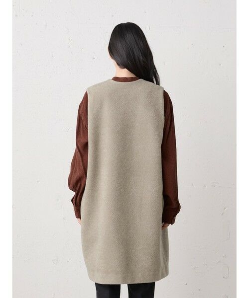 MidiUmi / ミディウミ ベスト | MidiUmi ブークレロングベスト | 詳細4