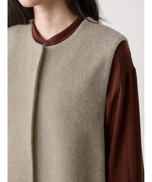 MidiUmi / ミディウミ ベスト | MidiUmi ブークレロングベスト | 詳細5