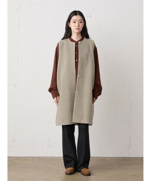 MidiUmi / ミディウミ ベスト | MidiUmi ブークレロングベスト | 詳細6