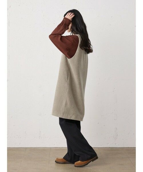 MidiUmi / ミディウミ ベスト | MidiUmi ブークレロングベスト | 詳細8