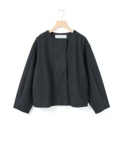 MidiUmi / ミディウミ テーラードジャケット | MidiUmi フランネルタッチノーカラージャケット