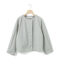 MidiUmi / ミディウミ テーラードジャケット | MidiUmi フランネルタッチノーカラージャケット