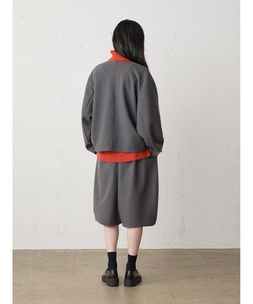 MidiUmi / ミディウミ テーラードジャケット | MidiUmi フランネルタッチノーカラージャケット | 詳細13