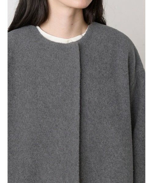 MidiUmi / ミディウミ その他アウター | MidiUmi ブークレノーカラーコート | 詳細7