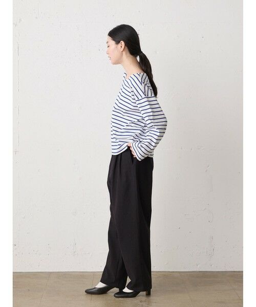 MidiUmi / ミディウミ カットソー | MidiUmi ボーダーワイドプルオーバー | 詳細8