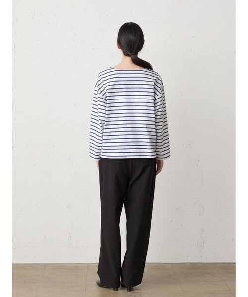 MidiUmi / ミディウミ カットソー | MidiUmi ボーダーワイドプルオーバー | 詳細9